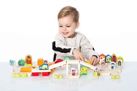 Jucarie Din Lemn, Cubika - Kit De Constructie Pentru Baietei [1]