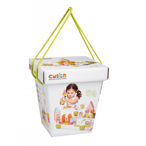 Cubika-Jucarie Din Lemn, Cubika - Kit De Constructie Pentru Fetite [2]