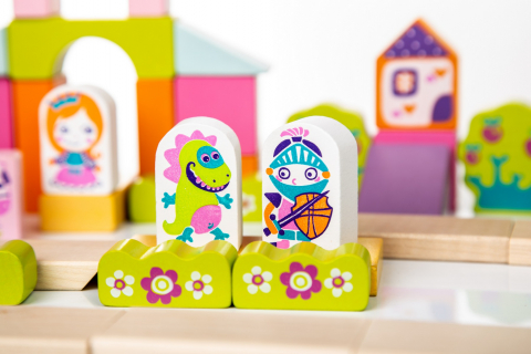 Cubika-Jucarie Din Lemn, Cubika - Kit De Constructie Pentru Fetite [4]