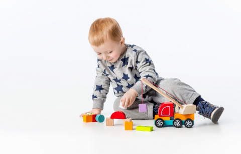 Jucarie Din Lemn Cubika "Macara Magnetica" [2]