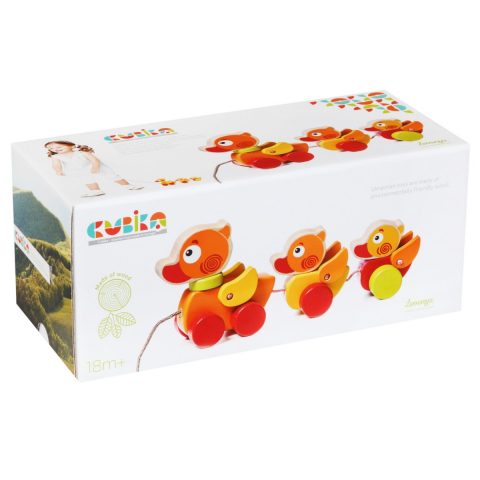 Jucarii 1-3 ani - Cubika-Jucarie din lemn, Cubika, “Ratustele mele”