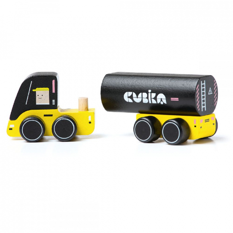 Jucarie din lemn, Cubika, Tank Truck [3]