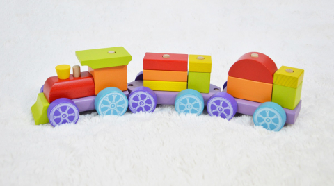 Jucarie din lemn, Cubika, Trenulet [2]