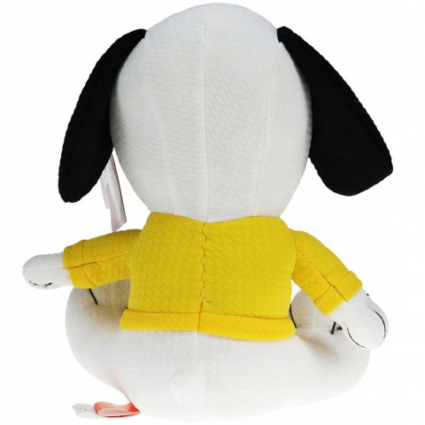 Grupo Moya-Jucarie din material textil elastic Snoopy cu bluza galbena, 32 cm (asezat) [2]