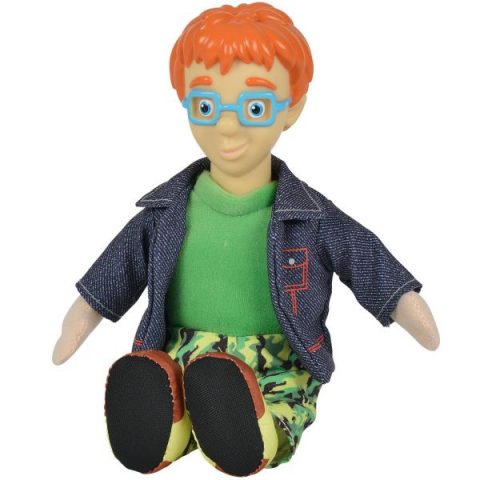 Jucarii 0-1 ani - Jucarie din material textil si plastic Norman Price, Fireman Sam, 17 cm