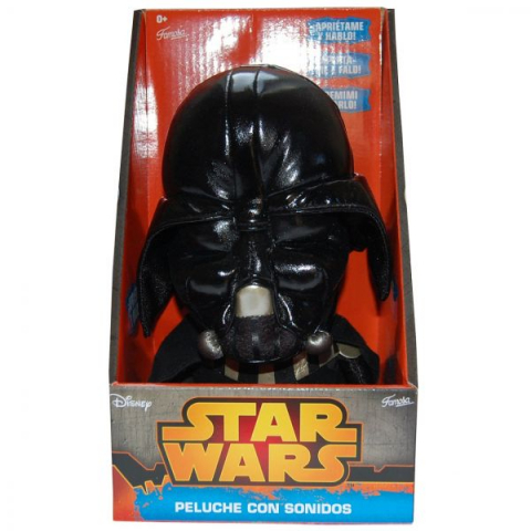 Jucarii 0-1 ani - Jucarie din material textil, Star Wars Darth Vader, 20 cm