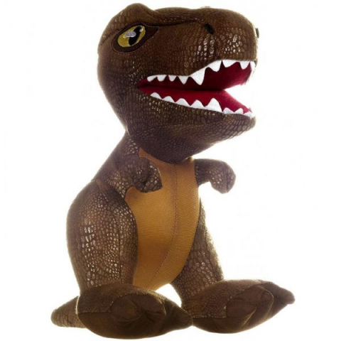 Jucarii 0-1 ani - Play by Play-Jucarie din material textil T-Rex, Jurassic World, 25 cm
