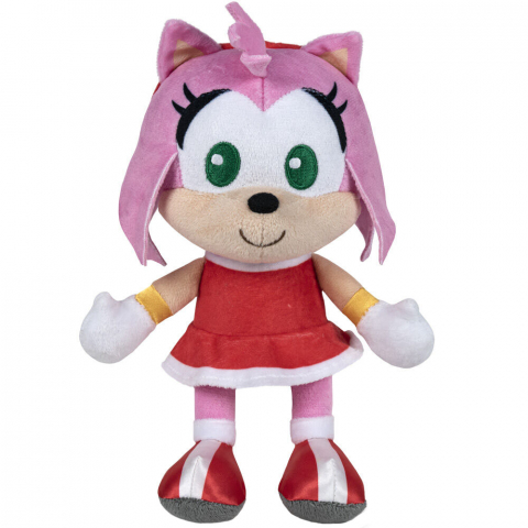 Jucarii 0-1 ani - Jucarie din plus Amy Rose Cute, Sonic Hedgehog, 21 cm