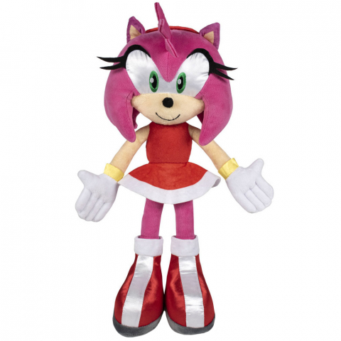 Jucarii 0-1 ani - Jucarie din plus Amy Rose, Sonic Hedgehog, 32 cm