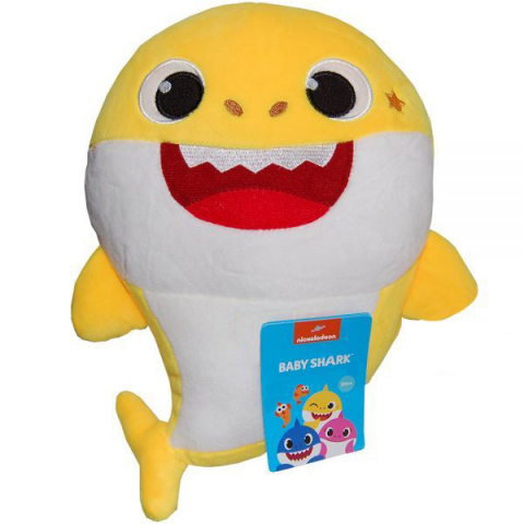 Jucarii 0-1 ani - Jucarie din plus Baby Shark, 18 cm