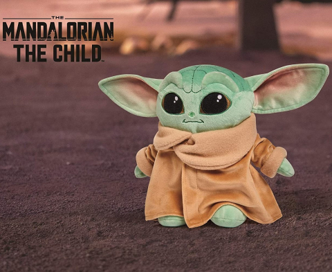 Jucarie din plus Baby Yoda, The Mandalorian, Star Wars, 22 cm [4]