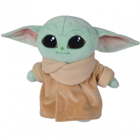 Jucarii 0-1 ani - Jucarie din plus Baby Yoda, The Mandalorian, Star Wars, 22 cm