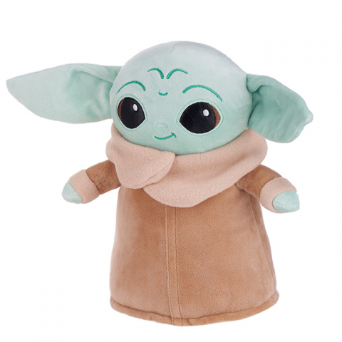 Jucarii 0-1 ani - Jucarie din plus Baby Yoda, The Mandalorian, Star Wars, 28 cm