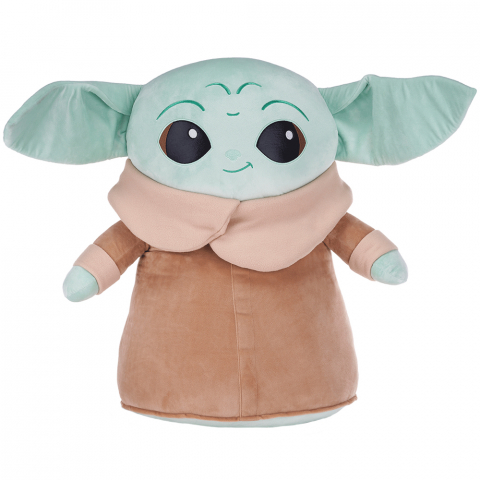 Jucarii 0-1 ani - Jucarie din plus Baby Yoda, The Mandalorian, Star Wars, 40 cm