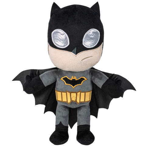Jucarii 0-1 ani - Jucarie din plus Batman cu aripile deschise, DC Super Friends, 32 cm