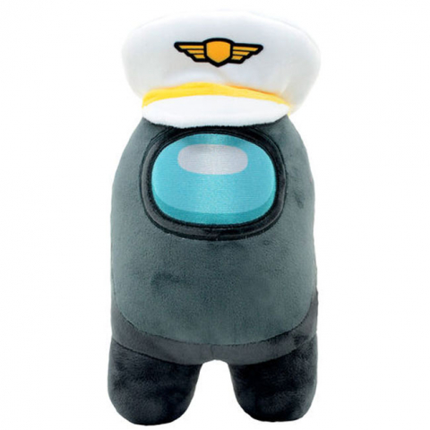 Jucarii 0-1 ani - Play by Play-Jucarie din plus Black, Among Us, 25 cm