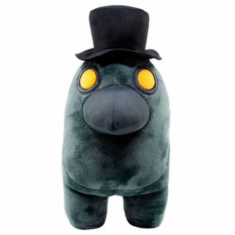 Jucarii 0-1 ani - Jucarie din plus Black, Among Us, 30 cm