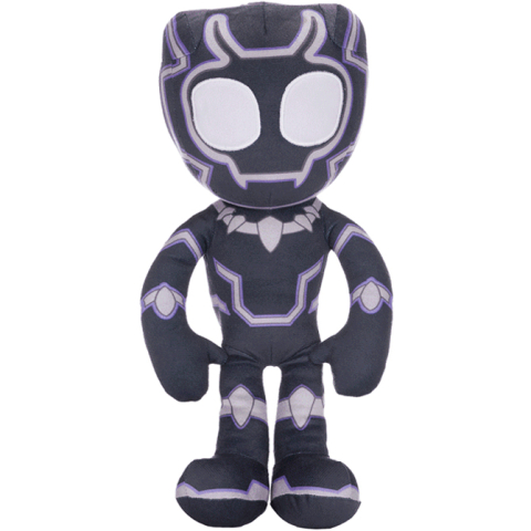 Jucarii educative - Play by Play-Jucarie din plus Black Panther, Spidey & Friends, 36 cm
