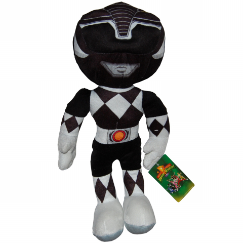 Jucarii 0-1 ani - Play by Play-Jucarie din plus Black Ranger, Power Rangers, 37 cm