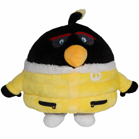 Jucarii 0-1 ani - Play by Play-Jucarie din plus Bomb winter outfit, Angry Birds, 20 cm