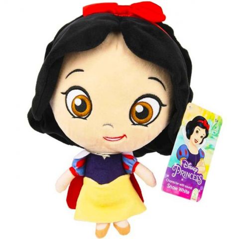 Jucarii 0-1 ani - Jucarie din plus cu sunete Alba ca Zapada, Disney Princess, 25 cm