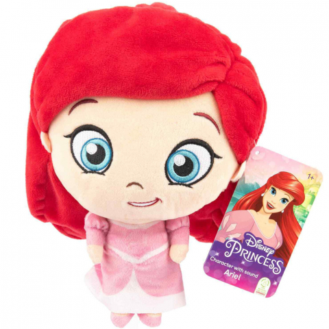 Jucarii 0-1 ani - Jucarie din plus cu sunete Ariel, Disney Princess, 25 cm