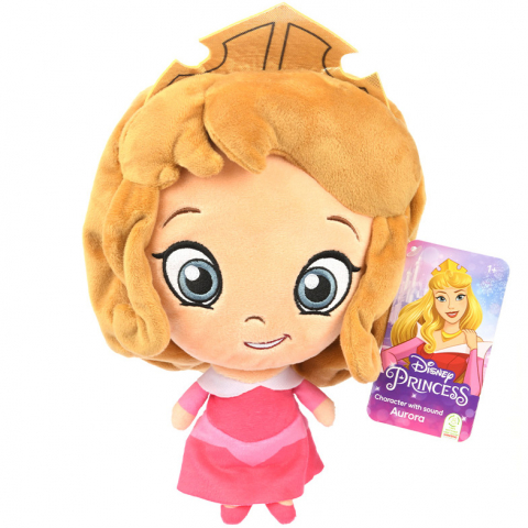 Jucarii 0-1 ani - Jucarie din plus cu sunete Aurora, Disney Princess, 25 cm