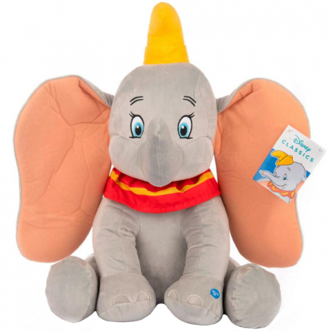Jucarii 0-1 ani - Jucarie din plus cu sunete Dumbo, 20 cm
