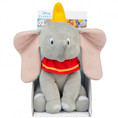 Jucarii 0-1 ani - Jucarie din plus cu sunete Dumbo, 30 cm