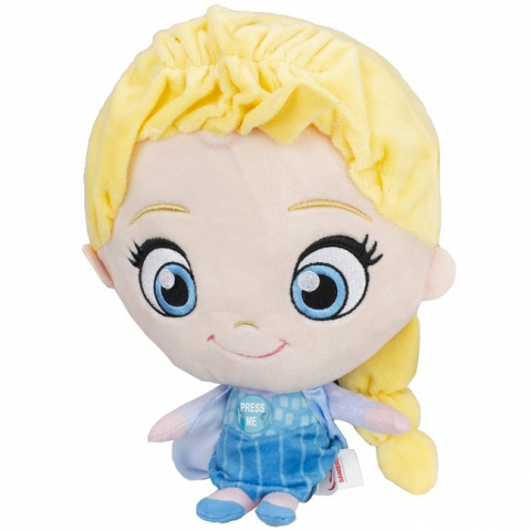Jucarii 0-1 ani - Jucarie din plus cu sunete Elsa, Frozen, 24 cm