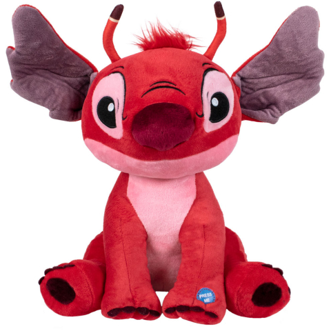 Jucarii 0-1 ani - Jucarie din plus cu sunete Leroy, Lilo & Stitch, 26 cm