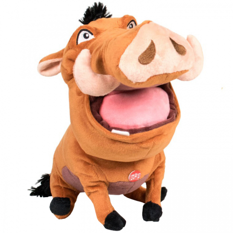 Jucarii 0-1 ani - Jucarie din plus cu sunete Pumbaa, Lion King, 28 cm