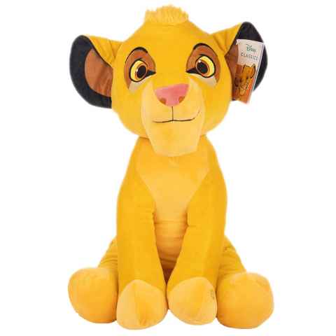 Jucarii 0-1 ani - Jucarie din plus cu sunete Simba, Lion King, 26 cm