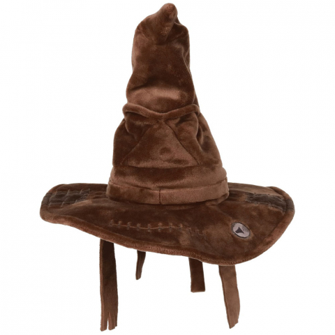 Jucarii 0-1 ani - Jucarie din plus cu sunete Sorting Hat (Jobenul Magic), Harry Potter, 25 cm
