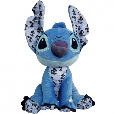 Jucarii 0-1 ani - Jucarie din plus cu sunete Stitch 100th Anniversary, Lilo & Stitch, 26 cm