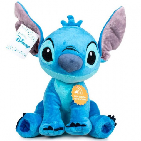 Play by Play-Jucarie din plus cu sunete Stitch, Lilo & Stitch, 26 cm [6]