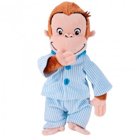 Jucarii 0-1 ani - Play by Play-Jucarie din plus Curious George cu pijama, 26 cm