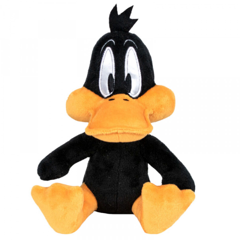 Jucarii 0-1 ani - Jucarie din plus Daffy Duck sitting, Looney Tunes, 26 cm