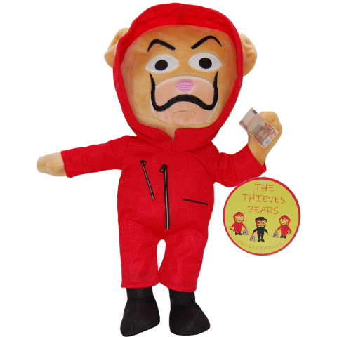 Jucarii 0-1 ani - Play by Play-Jucarie din plus Denver, cu sunete, La Casa de Papel, 32 cm