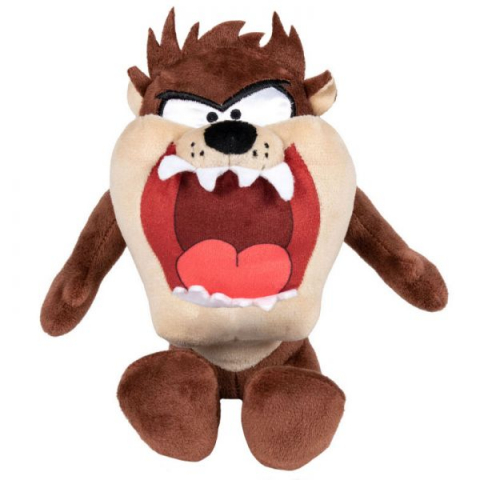 Jucarii 0-1 ani - Jucarie din plus Diavolul Tasmanian sitting, Looney Tunes, 16 cm