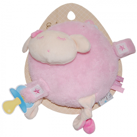 Jucarii 0-1 ani - Jucarie din plus Eileen Pink, 16 cm