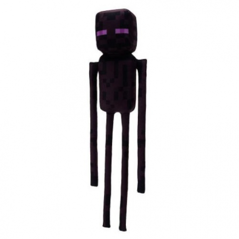 Jucarii 0-1 ani - Jucarie din plus Enderman, Minecraft, 25/55 cm