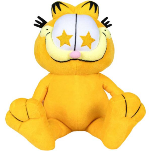 Jucarii 0-1 ani - Jucarie din plus Garfield cu stelute, 25 cm asezat