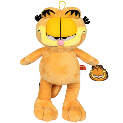 Jucarii 0-1 ani - Jucarie din plus Garfield in picioare, 20 cm