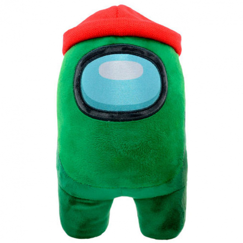 Jucarii 0-1 ani - Play by Play-Jucarie din plus Green, Among Us, 25 cm