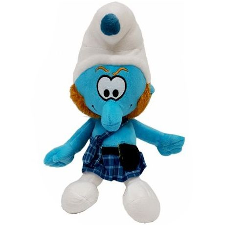 Jucarii 0-1 ani - Jucarie din plus Gutsy Smurf, The Smurfs, 41 cm