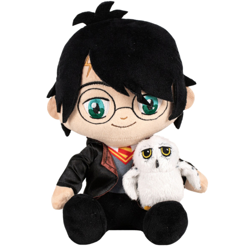 Jucarii educative - Play by Play-Jucarie din plus Harry Potter asezat cu Hedwig, 26 cm