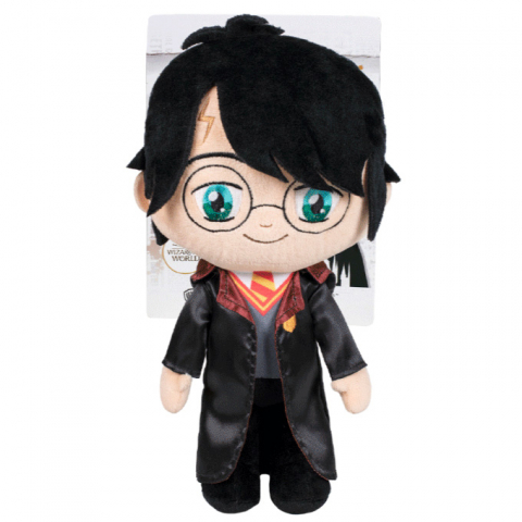 Jucarii 0-1 ani - Jucarie din plus Harry Potter cu pelerina satinata, 30 cm