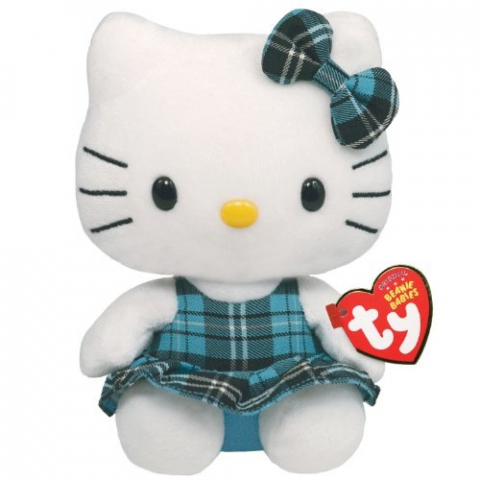 Jucarie din plus Hello Kitty Blue Kilt, 15 cm [1]