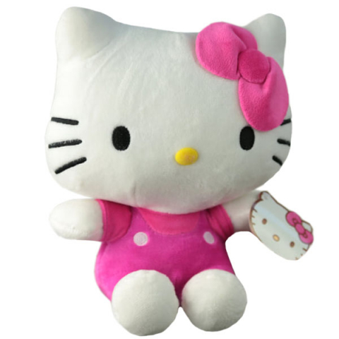 Jucarii 0-1 ani - Jucarie din plus Hello Kitty Icon, Roz, 22 cm